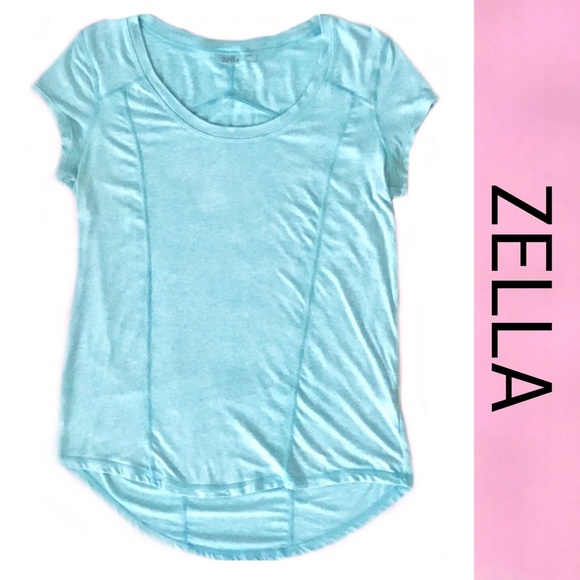 Zella Short Sleeve Blue T-Shirt SP - Picture 1 of 6